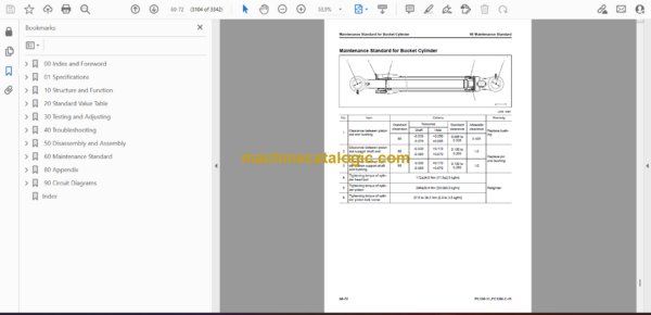 Komatsu PC130-11, PC130LC-11 Hydraulic Excavator Shop Manual (SEN06947-04) - Image 2