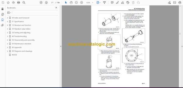 Komatsu D61EX-23, D61PX-23 Bulldozer Shop Manual (SEN06010-12) - Image 2