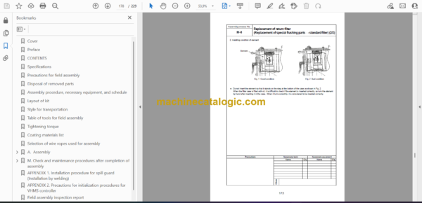 Komatsu D375A-6 Bulldozer Field Assembly Manual (GEN00097-10) - Image 2
