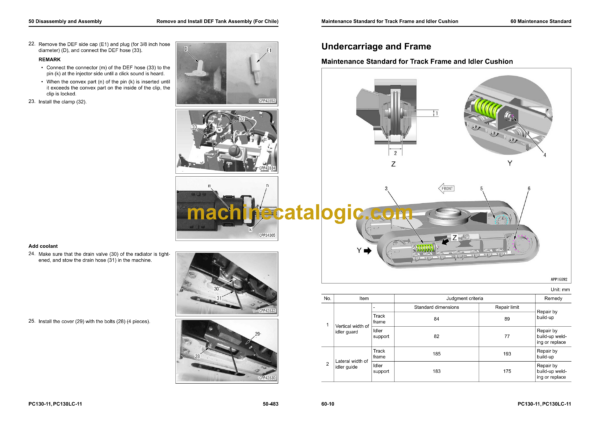 Komatsu PC130-11, PC130LC-11 Hydraulic Excavator Shop Manual (SEN06947-04) - Image 3