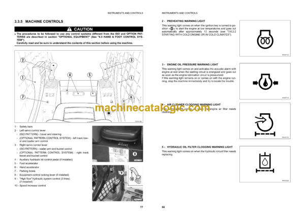 Komatsu CK30-1 Crawler Skid Steer Loader Operation and Maintenance Manual (WEAM006202) - Image 4