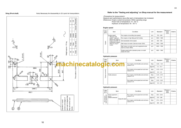 Komatsu D375A-6 Bulldozer Field Assembly Manual (GEN00097-10) - Image 4