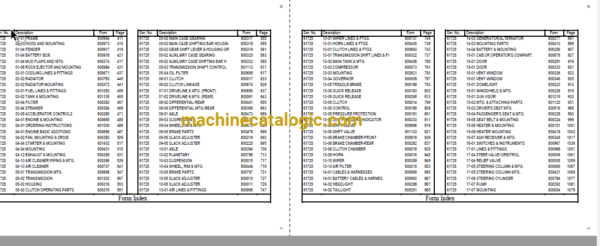 Hitachi 205FD Dump Truck Parts Catalog - Image 4