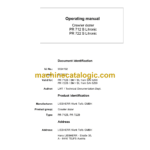Liebherr PR 712B, PR 722B Litronic Crawler Dozer Operating Manual (From SN 6200)