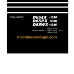 Komatsu D65EX-18E0, D65PX-18E0, D65WX-18E0 Hydraulic Excavator Shop Manual (SEN06756-09)