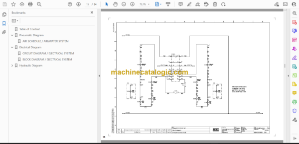 Atlas Copco FlexiROC T15R-01 Tier 3 Diagrams and Drawings Manual - Image 2