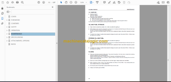 Komatsu CD60R-1 Crawler Carrier Operation and Maintenance Manual (TEN00281-00) - Image 3