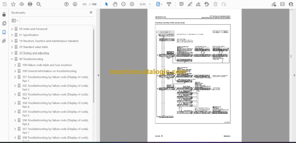 Komatsu WD600-6 Wheel Dozer Shop Manual (SEN04979-15) - Image 2