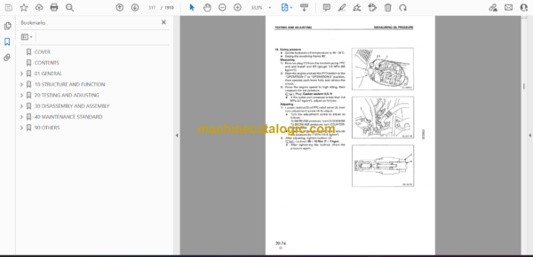 Komatsu LW250-5 Crane Shop Manual (SEBM008905) - Image 2