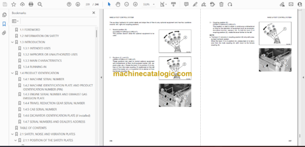 Komatsu SK820-5 Turbo Steer Loader Operation and Maintenance Manual (WEAM005104) - Image 3