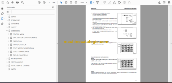 Komatsu BR380JG-1 Galeo Mobile Crusher Operation and Maintenance Manual (TEN00006-3) - Image 2