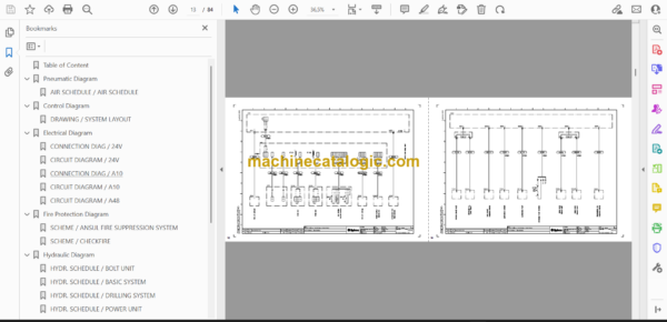 Atlas Copco FlexiROC T40R-01 Tier 4 Final Diagrams and Drawings Manual - Image 2