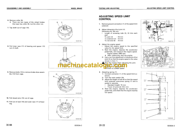 Komatsu GD305A-3 Motor Grader Shop Manual (SEBM018000) - Image 2
