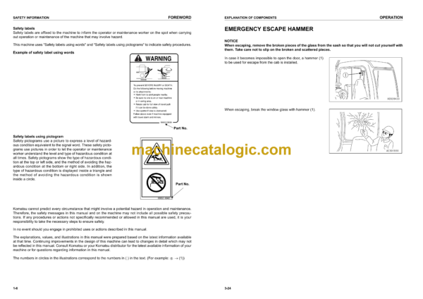 Komatsu CD60R-1 Crawler Carrier Operation and Maintenance Manual (TEN00281-00) - Image 4