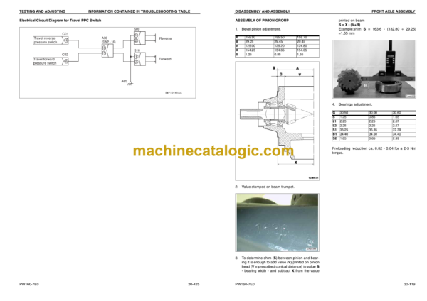 Komatsu PW160-7E0 Hydraulic Excavator Shop Manual (VEBM395100) - Image 4
