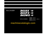Komatsu D65EX-18, D65PX-18, D65WX-18 Bulldozer Shop Manual (SEN06715-12)