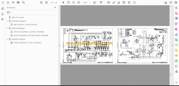 Atlas Copco Rocket Boomer L2C Diagrams and Drawings Manual - Image 2