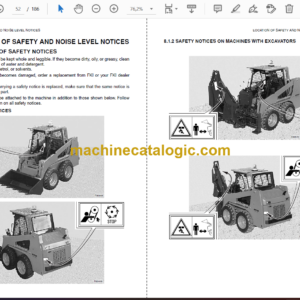 Komatsu SK07J-1 Skid Steer Loader Operation and Maintenance Manual (WEAMSK7J00)