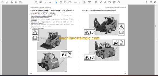 Komatsu SK07J-1 Skid Steer Loader Operation and Maintenance Manual (WEAMSK7J00) - Image 2