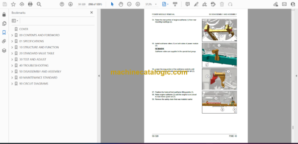 Komatsu 730E-10 Dump Truck Shop Manual (CEBM041500) - Image 2