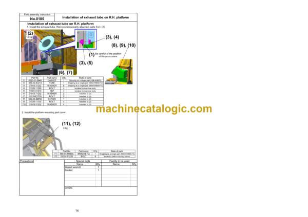 Komatsu HD325-8E0, HD405-8E0 Dump Truck Field Assembly Manual (GEN00189-06) - Image 3
