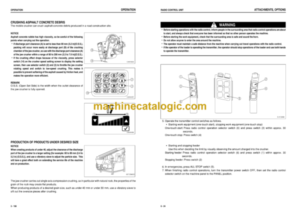 Komatsu BR580JG-1 Mobile Crusher Operation and Maintenance Manual (TEN00338-00) - Image 4