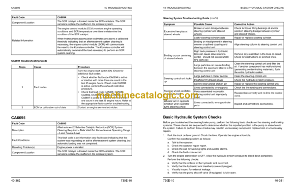 Komatsu 730E-10 Dump Truck Shop Manual (CEBM041500) - Image 3