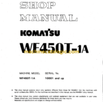 Komatsu WF450T-1A Trash Compactor Shop Manual (SEBM041K0101)