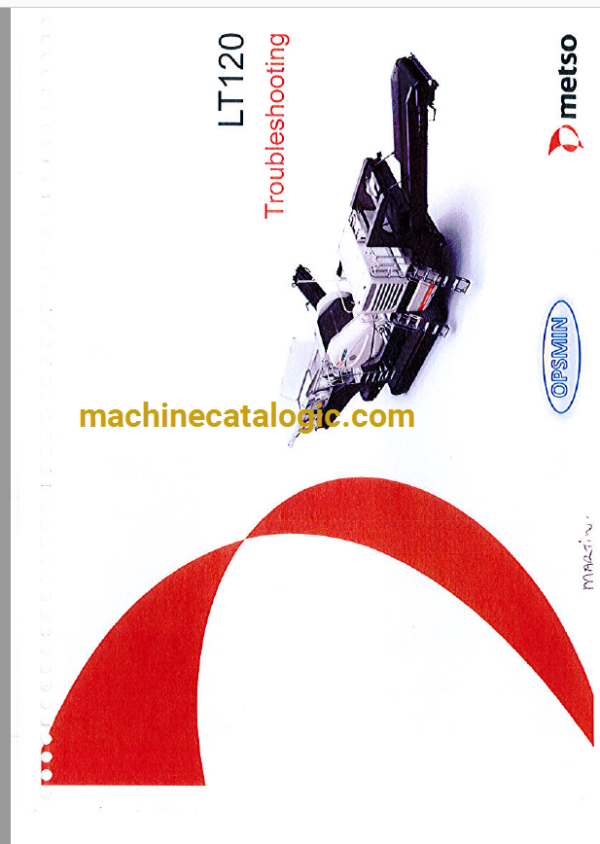 Metso LT120 Lokotrack Troubleshooting Manual & Hydraulic and Electric Diagram - Image 2