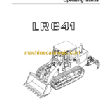 Liebherr LR641 Crawler Loader Operating Manual