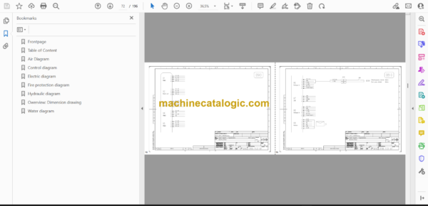 Atlas Copco Simba L6C Diagrams and Drawings Manual - Image 2