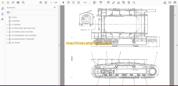 Komatsu BR300J-1, BR310JG-1 Mobile Crusher Shop Manual (SEBM004703) - Image 2