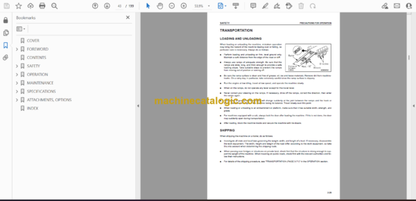Komatsu CD60R-1 Crawler Carrier Operation and Maintenance Manual (SEAM035602T) - Image 2