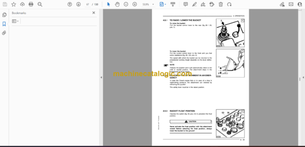Liebherr LR641 Crawler Loader Operating Manual - Image 2