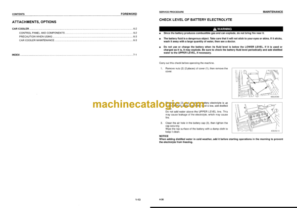 Komatsu CD60R-1 Crawler Carrier Operation and Maintenance Manual (SEAM035602T) - Image 4
