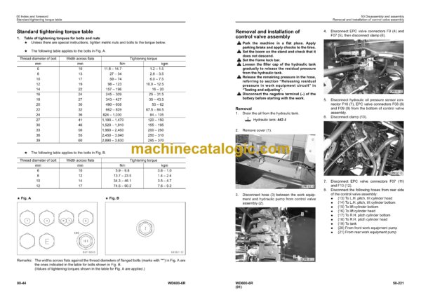 Komatsu WD600-6R Wheel Dozer Shop Manual (SEN06588-09) - Image 4