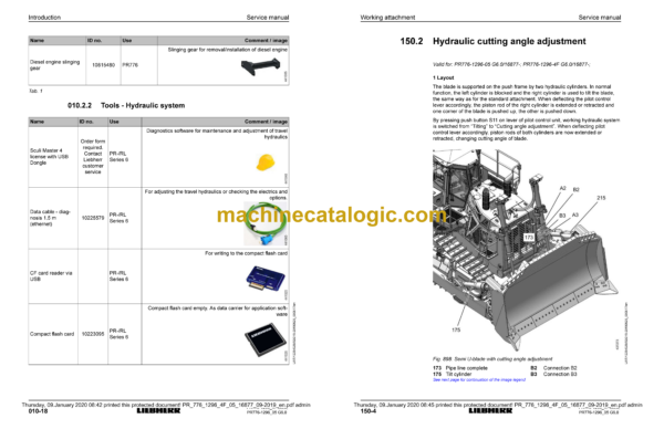 Liebherr PR 776 Crawler Dozer Service Manual [1296_4F_05_16877_09-2019] - Image 3