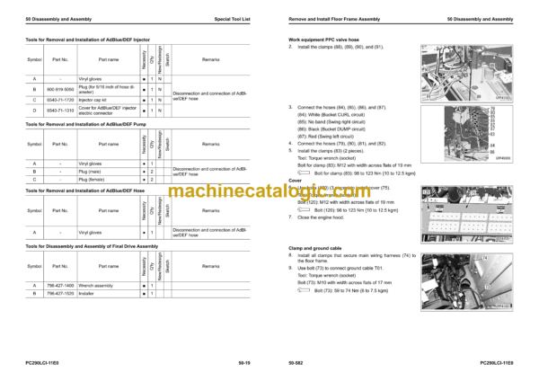 Komatsu PC290LCi-11E0, PC290NLCi-11E0 Hydraulic Excavator Shop Manual (UENBM00582) - Image 3