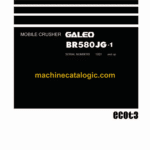 Komatsu BR580JG-1 Galeo Mobile Crusher Field Assembly Manual (GEN00061-01)