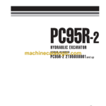Komatsu PC95R-2 Hydraulic Excavator Shop Manual (WEBM001700)