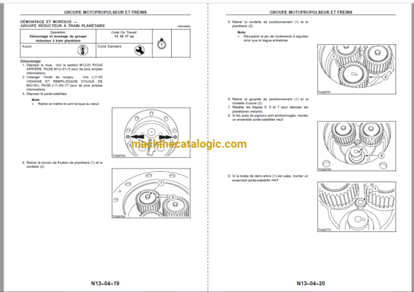 Terex TX760B Backhoe Loader Service Manual (FR, SP) - Image 4