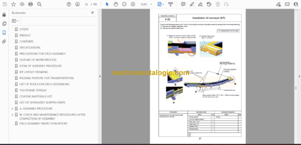 Komatsu BR580JG-1 Galeo Mobile Crusher Field Assembly Manual (GEN00061-01) - Image 2