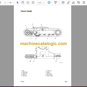Komatsu PC95R-2 Hydraulic Excavator Shop Manual (WEBM001700)