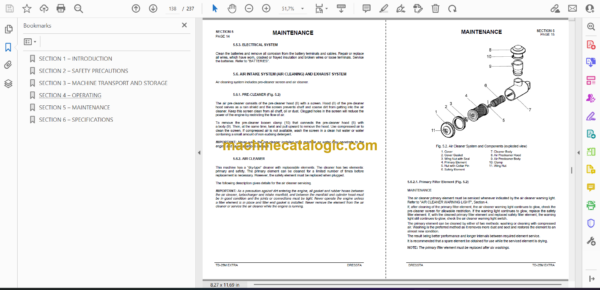 Dressta TD-25M Extra Crawler Dozer Operator's Manual - Image 2