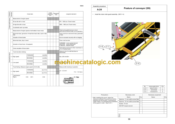 Komatsu BR580JG-1 Galeo Mobile Crusher Field Assembly Manual (GEN00061-01) - Image 4