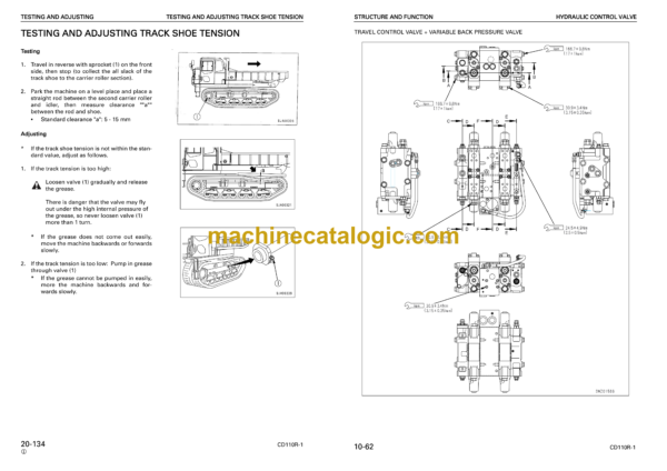 Komatsu CD110R-1 Crawler Carrier Shop Manual (SEBM021902) - Image 3