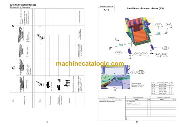 Komatsu BR580JG-1 Galeo Mobile Crusher Field Assembly Manual (GEN00061-01) - Image 3