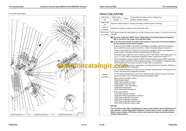 Komatsu WA500-8E0 Wheel Loader Shop Manual (SEN06755-10) - Image 3