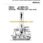 Liebherr RL 42B Litronic Pipe Layer Operating Manual
