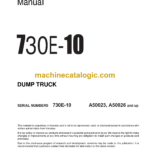 Komatsu 730E-10 Dump Truck Shop Manual (CEBM036704)